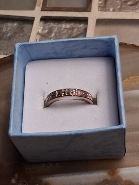 Rose Gold Crystal Accent Women's Ring